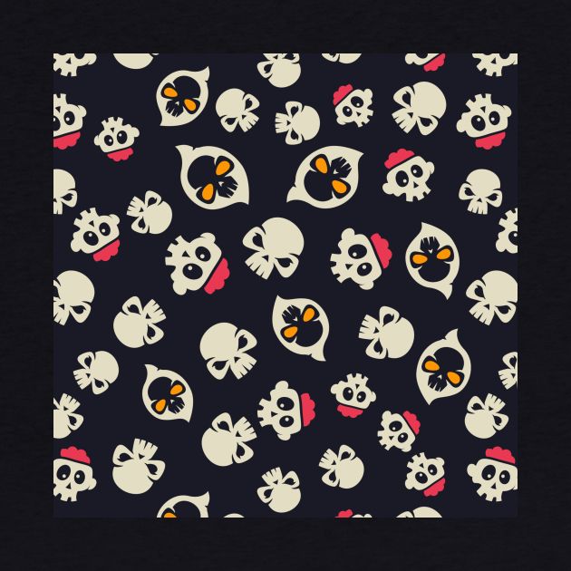 Cute Skull Halloween for Little One by giantplayful